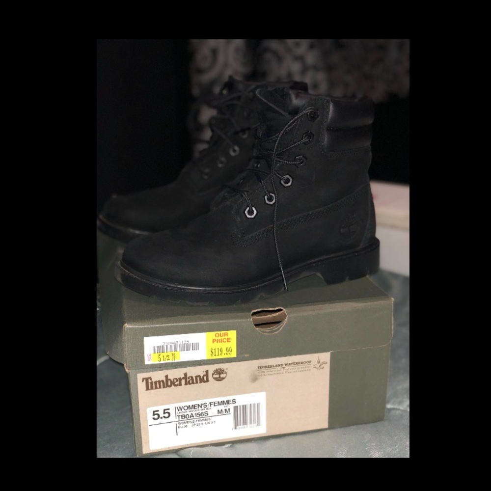 Black Timberland boots